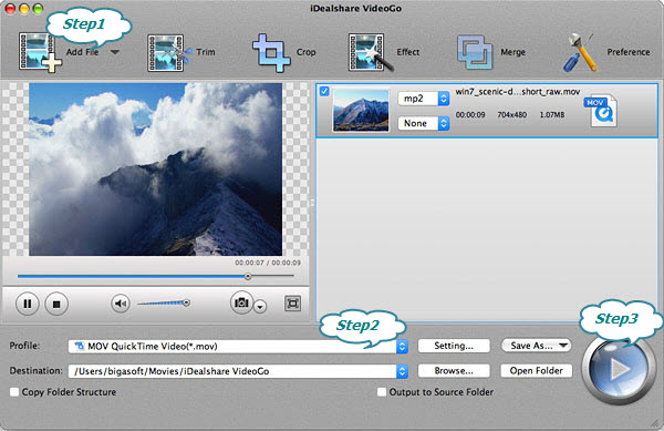 Convert MPG to iMovie