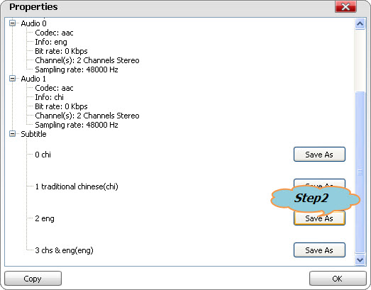 Extract SRT from MKV